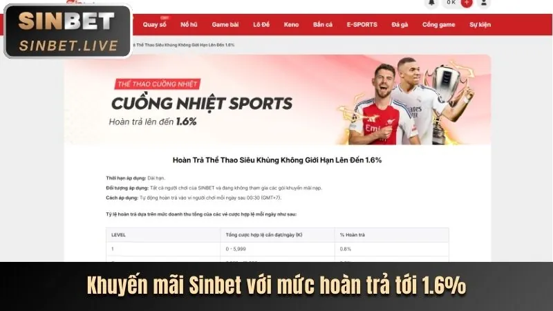 Giao diện đặt cược thể thao thân thiện và dễ sử dụng của dg88 casino